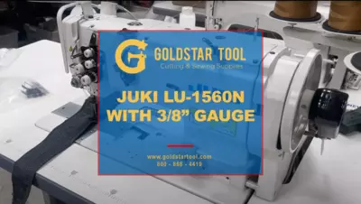 Product Showcase - Juki LU-1560N with 3-8 Gauge - Goldstartool.com